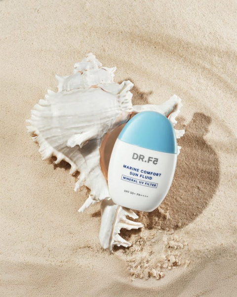 DR.F5 Солнцезащитный флюид с экстрактом ламинарии SPF50+PA++++ (50мл) 