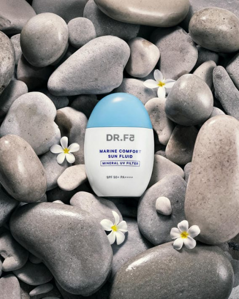 DR.F5 Солнцезащитный флюид с экстрактом ламинарии SPF50+PA++++ (50мл) 